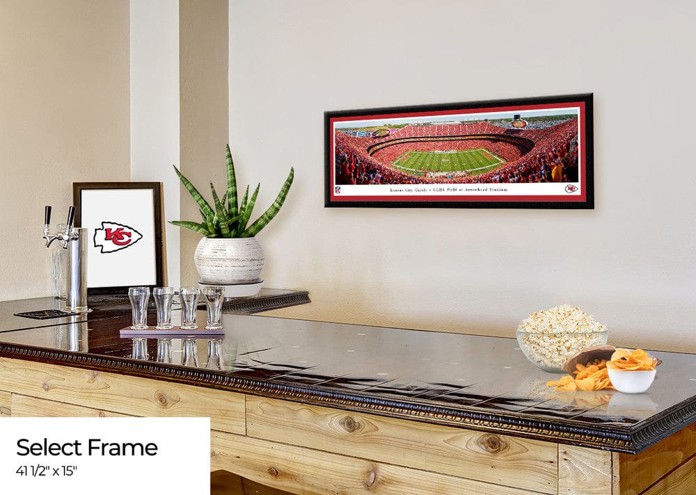 Adult Kansas City Chiefs Panoramic Poster - Arrowhead Stadium NFL Fan Cave Decor - Unisex - Image 2