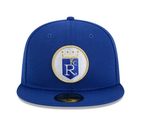 Adult Kansas City Royals New Era Blue 2025 MLB Alternate Clubhouse 59FIFTY Fitted Hat - Men's - Image 5