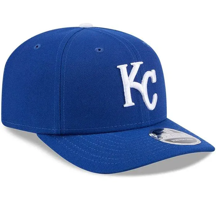 Adult Kansas City Royals New Era Blue Replica Team Logo 9SEVENTY Stretch-Snapback Hat - Men's - Image 3