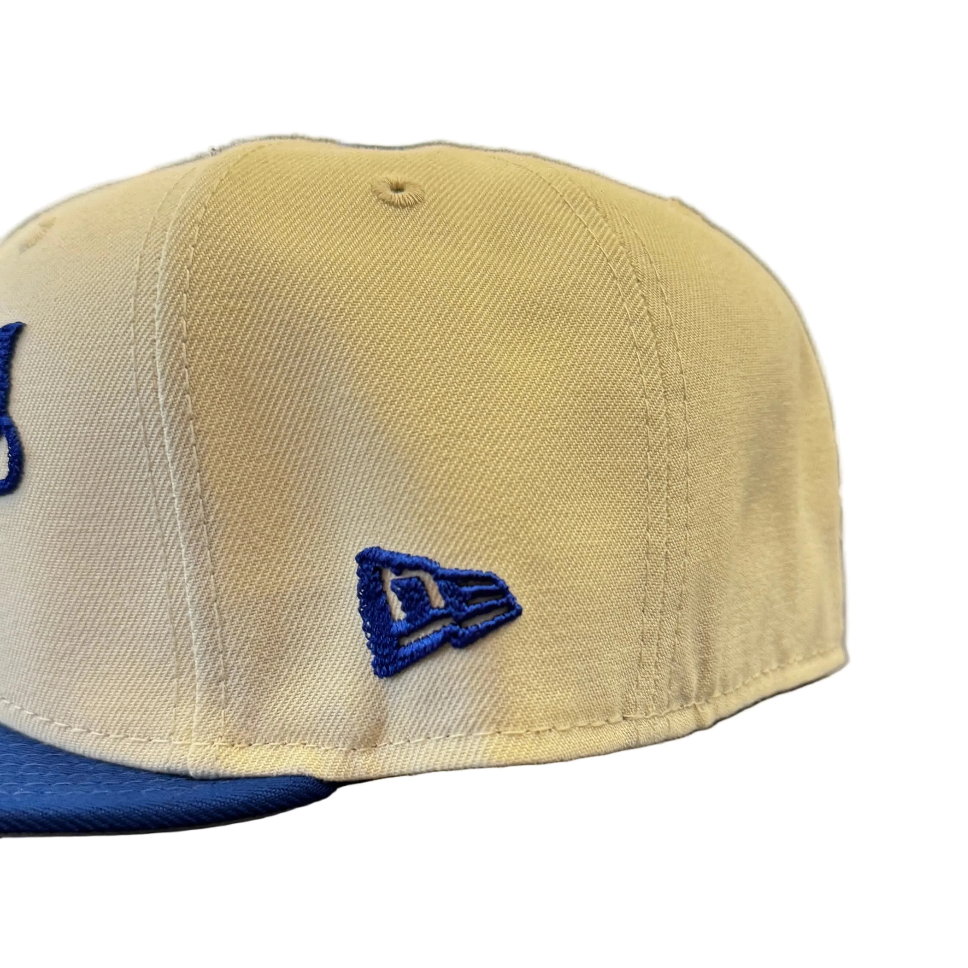 Adult Kansas City Royals New Era Chrome 2 Tone Chain Stitch Logo 59FIFTY Fitted Hat - Men's - Image 3