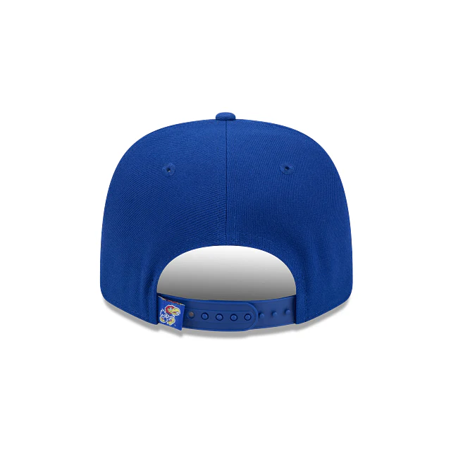 Adult Kansas Jayhawks New Era Blue Replica Team Logo 9SEVENTY Stretch-Snapback Hat - Men's - Image 6