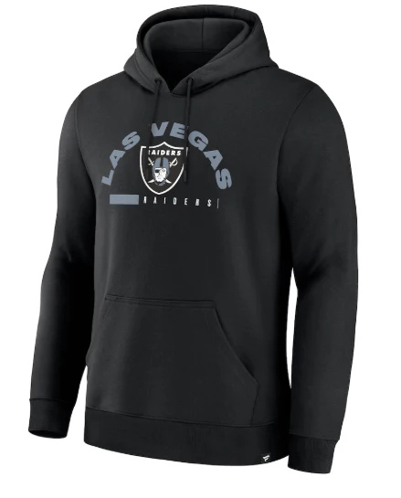 Adult Las Vegas Raiders Fanatics Black Delay of Game Legacy Hooded Sweatshirt - Men's