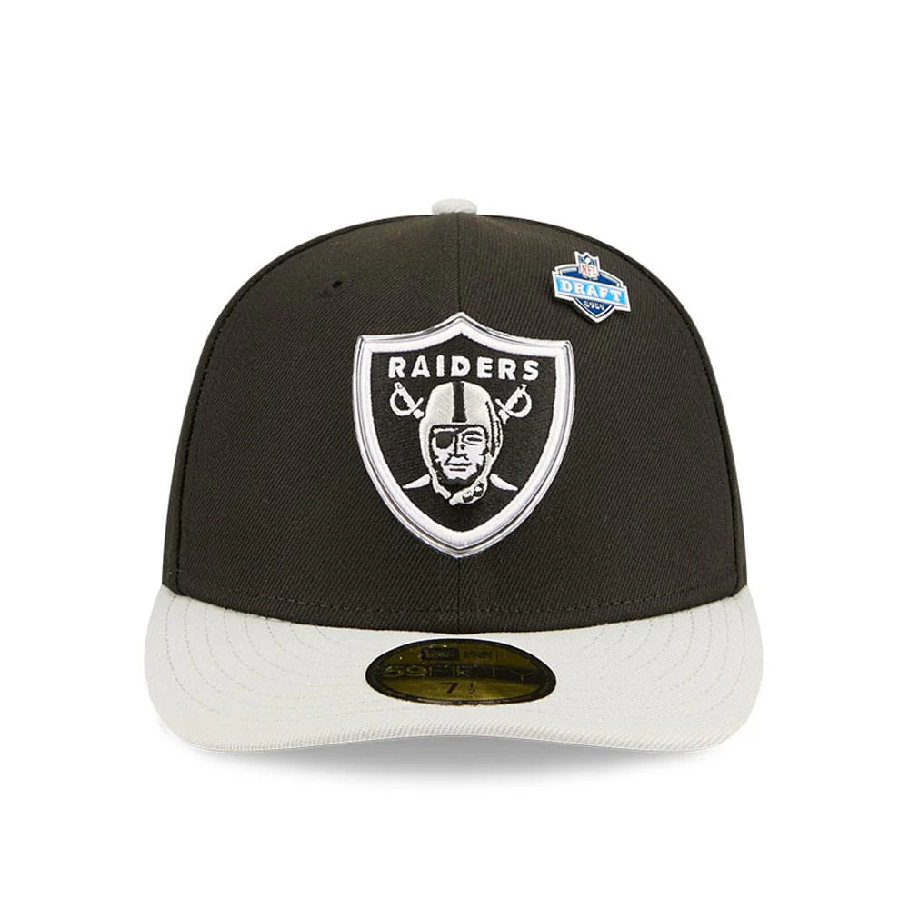 Adult Las Vegas Raiders New Era Team Color 2026 NFL Draft 59FIFTY Fitted Hat - Men's - Image 3