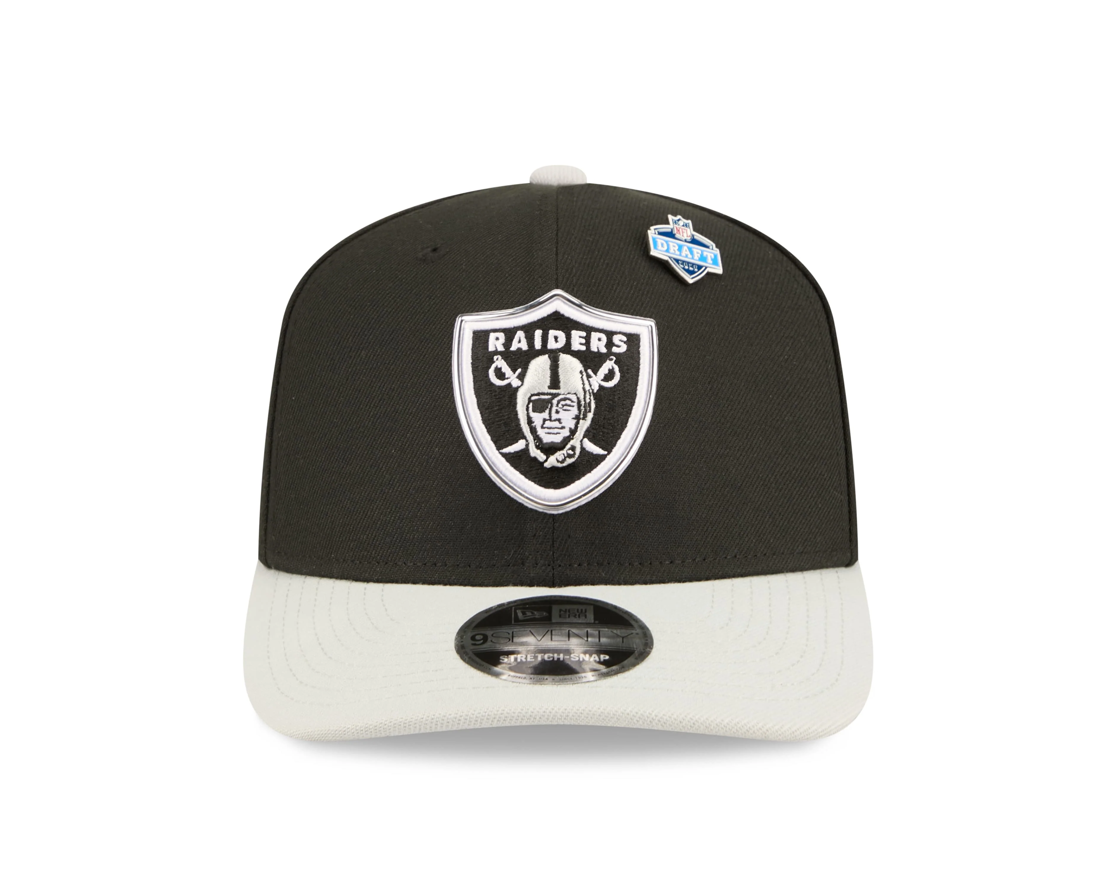 Adult Las Vegas Raiders New Era Team Color 2026 NFL Draft 9SEVENTY Stretch Snap Adjustable Hat - Men's - Image 3