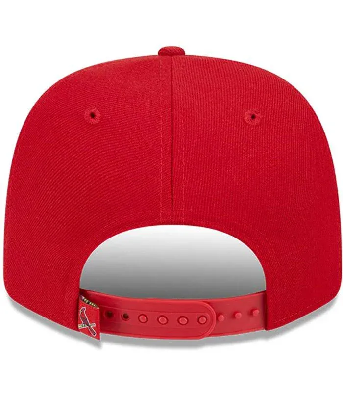 Adult St. Louis Cardinals New Era Red Replica Team Logo 9SEVENTY Stretch-Snapback Hat - Men's - Image 4
