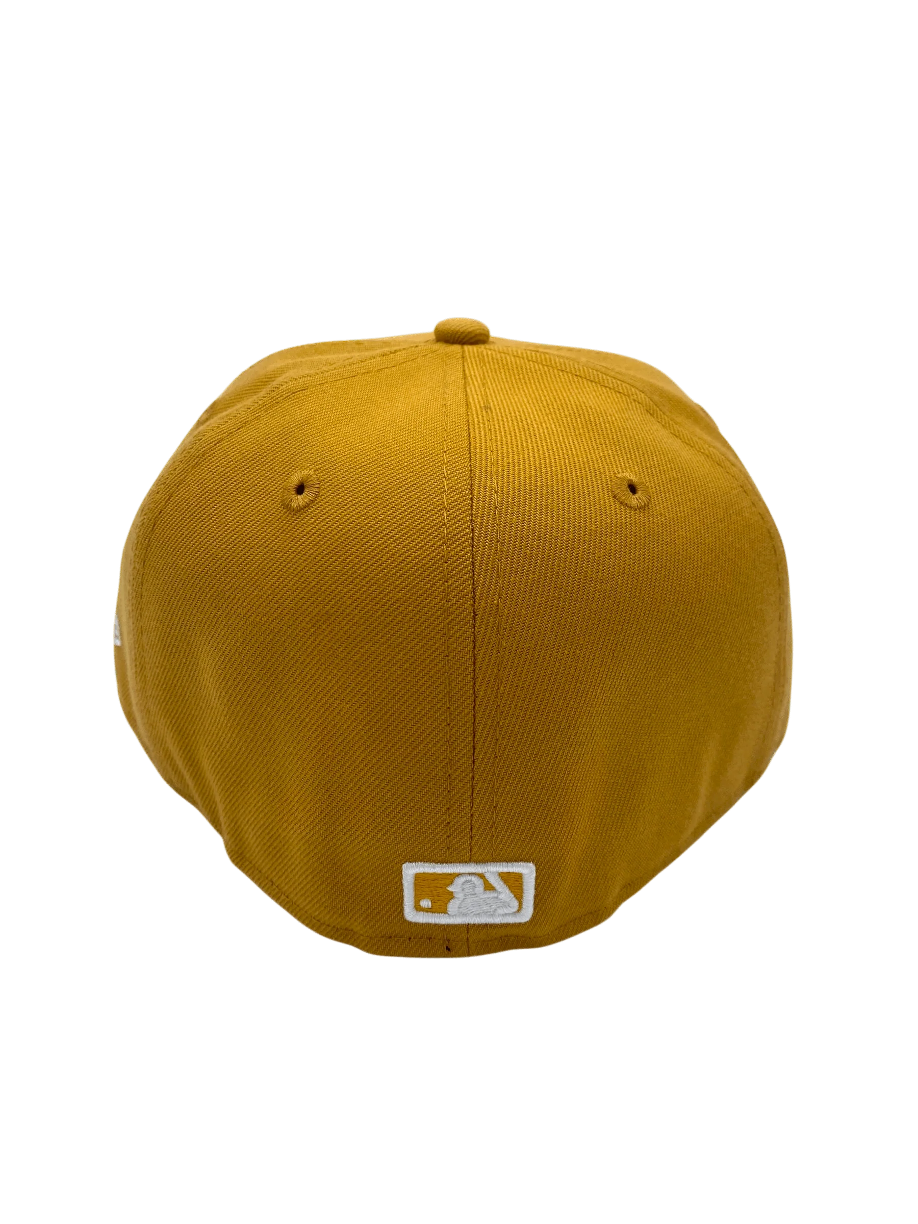 Adult Los Angeles Angels New Era Tan/White Basic 59FIFTY Fitted Hat - Men's - Image 5
