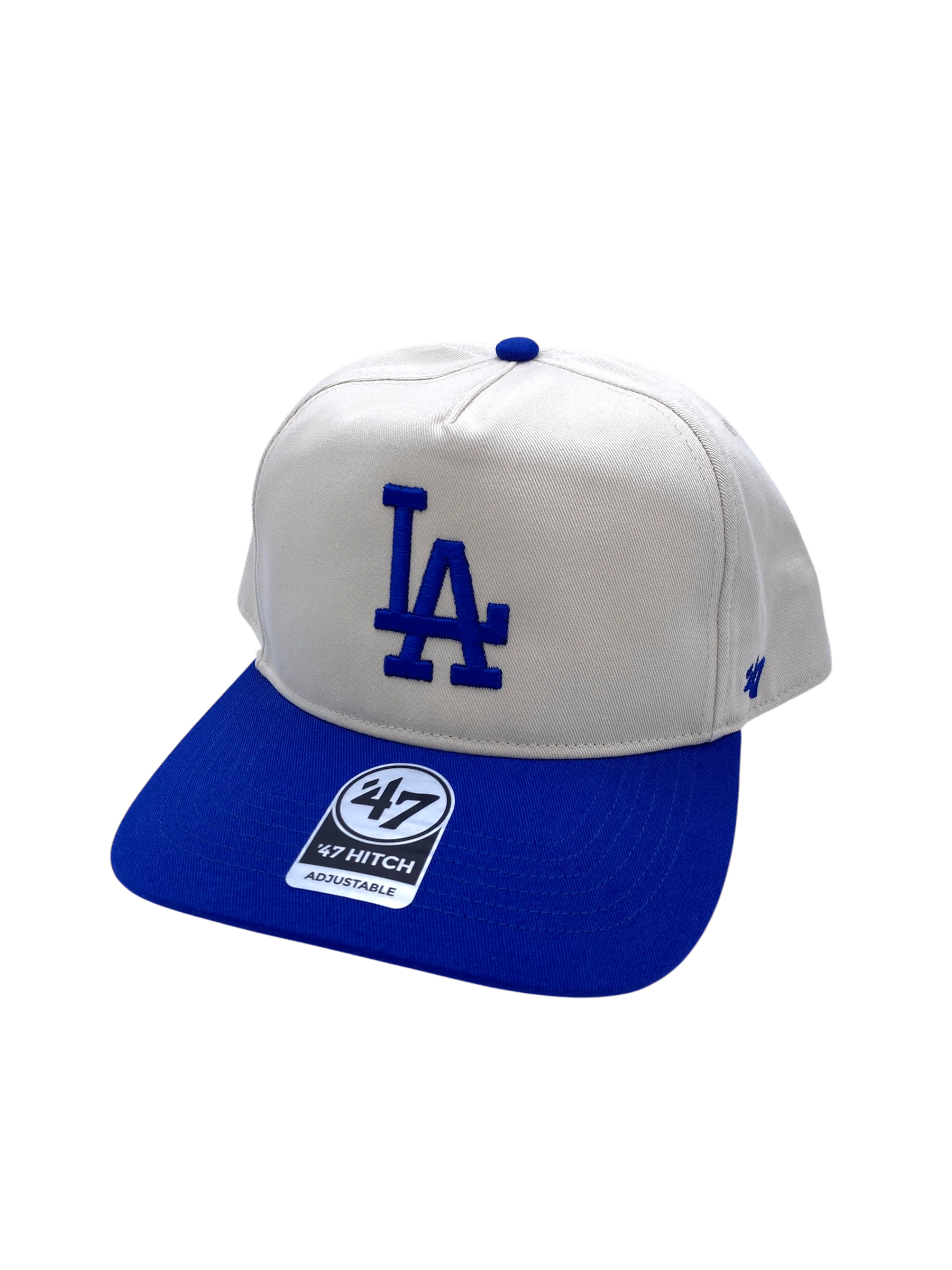 Adult Los Angeles Dodgers '47 Natural 2 Tone Logo Hitch Adjustable Snapback Hat - Men's