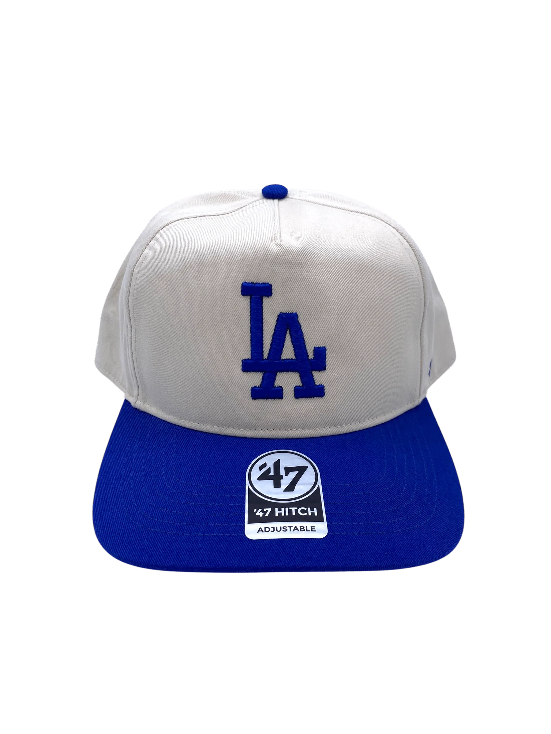Adult Los Angeles Dodgers '47 Natural 2 Tone Logo Hitch Adjustable Snapback Hat - Men's - Image 3