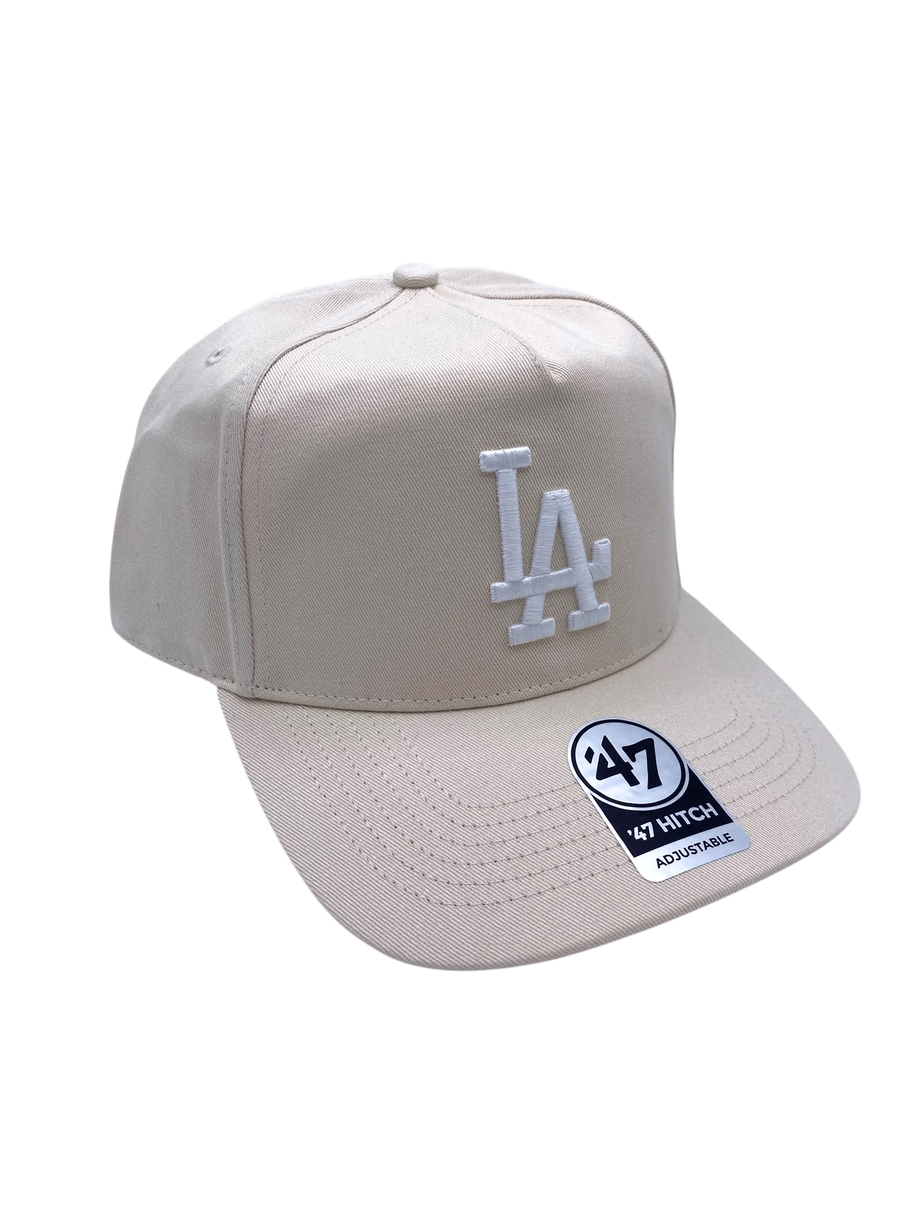 Adult Los Angeles Dodgers '47 Sandstone Logo Hitch Adjustable Snapback Hat - Men's - Image 4