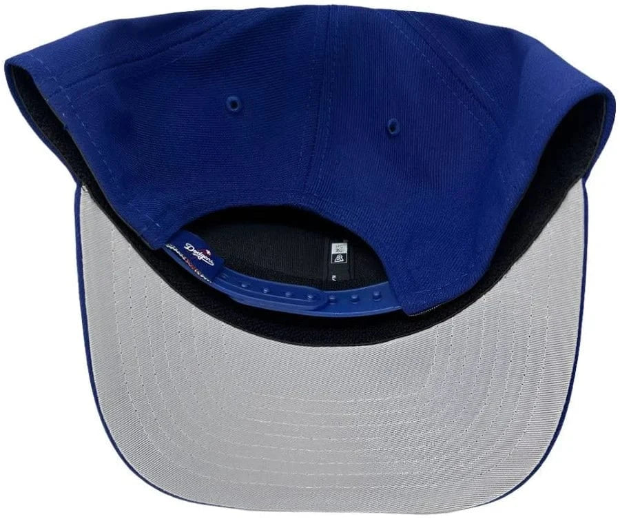 Adult Los Angeles Dodgers New Era Blue Replica Team Logo 9SEVENTY Stretch-Snapback Hat - Men's - Image 5