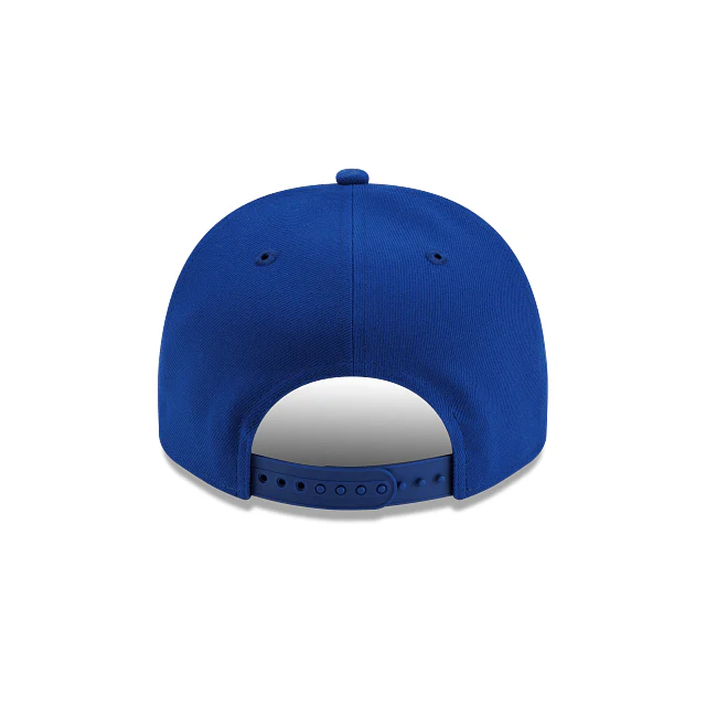 Adult Los Angeles Dodgers New Era Blue/ White Poly A-Frame 9FIFTY Adjustable Snapback Hat - Men's - Image 4