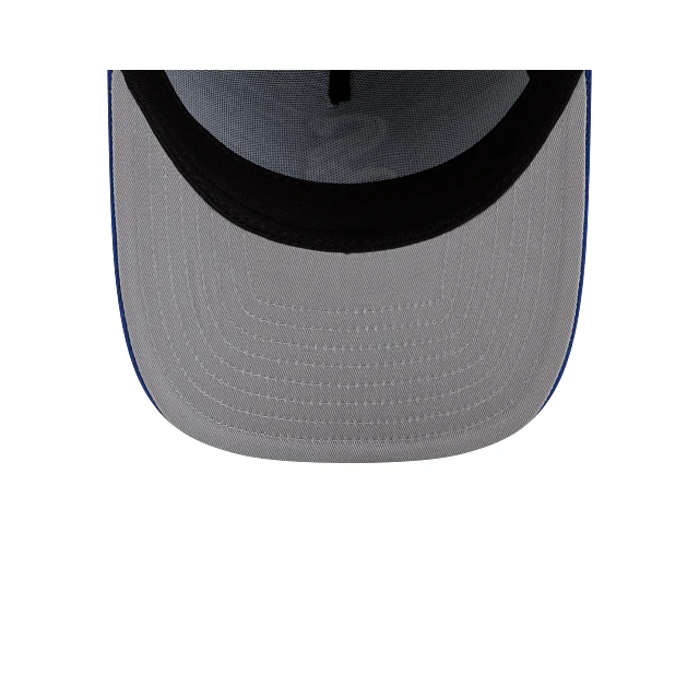 Adult Los Angeles Dodgers New Era Blue/ White Poly A-Frame 9FIFTY Adjustable Snapback Hat - Men's - Image 5