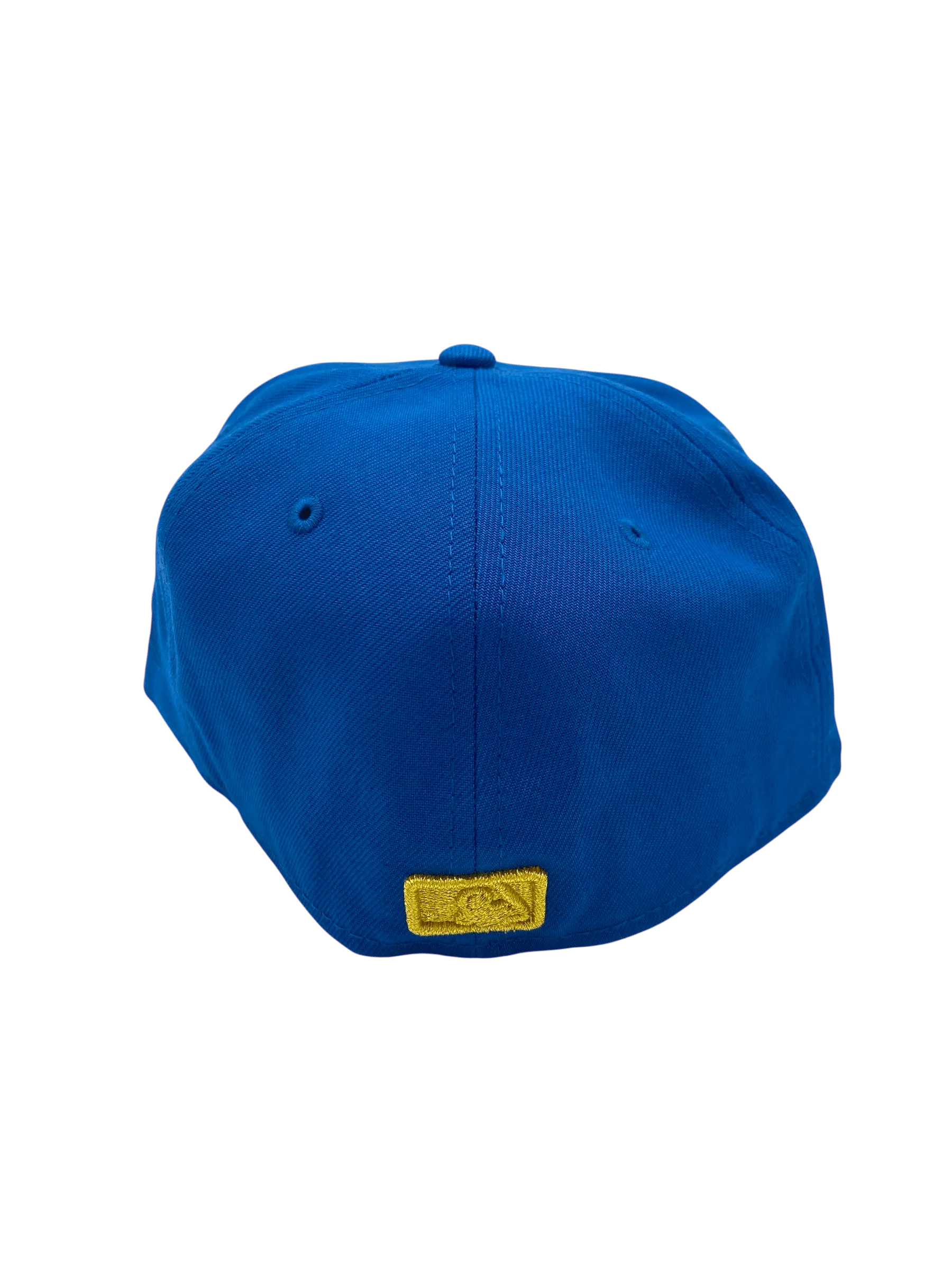 Adult Los Angeles Dodgers New Era Seashore Blue Viva Los Dodgers Side Patch 59FIFTY Fitted Hat - Men's - Image 8
