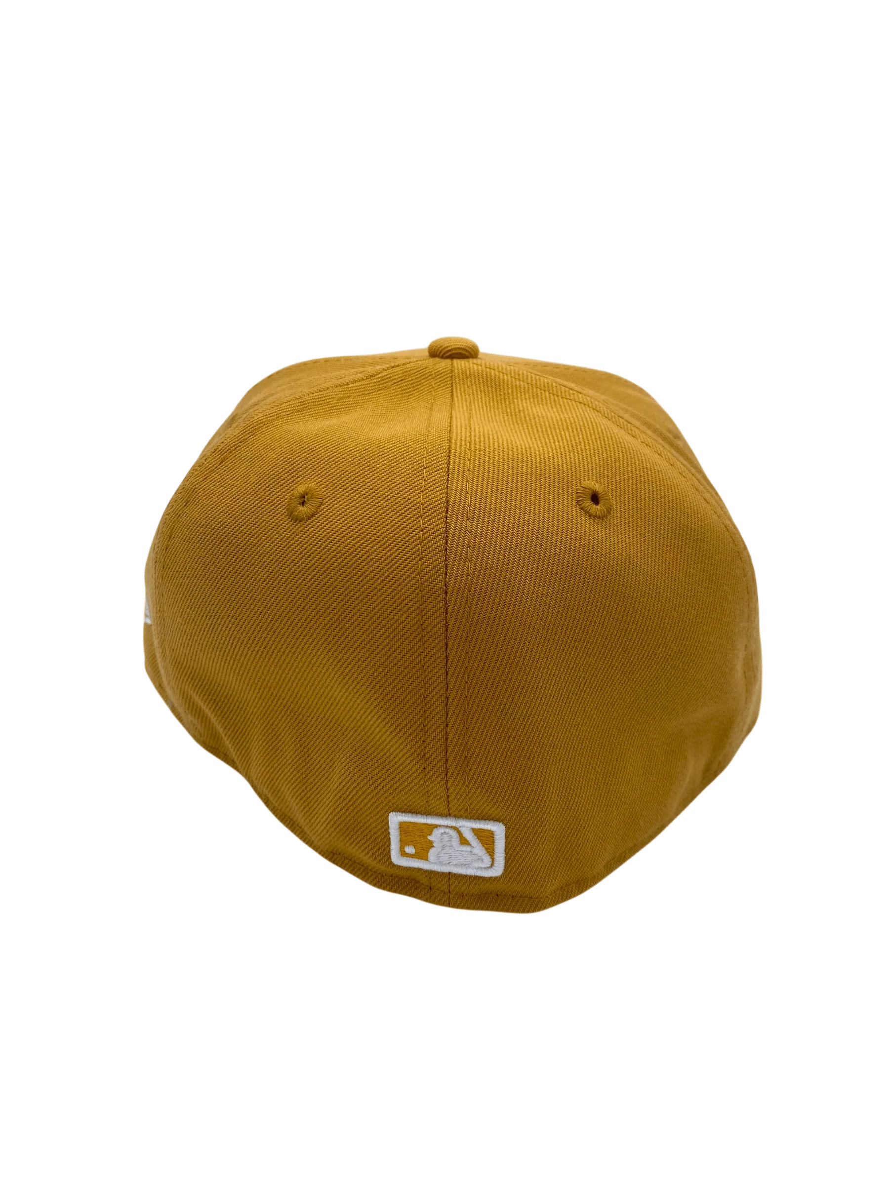 Adult Los Angeles Dodgers New Era Tan/White Basic 59FIFTY Fitted Hat - Men's - Image 5