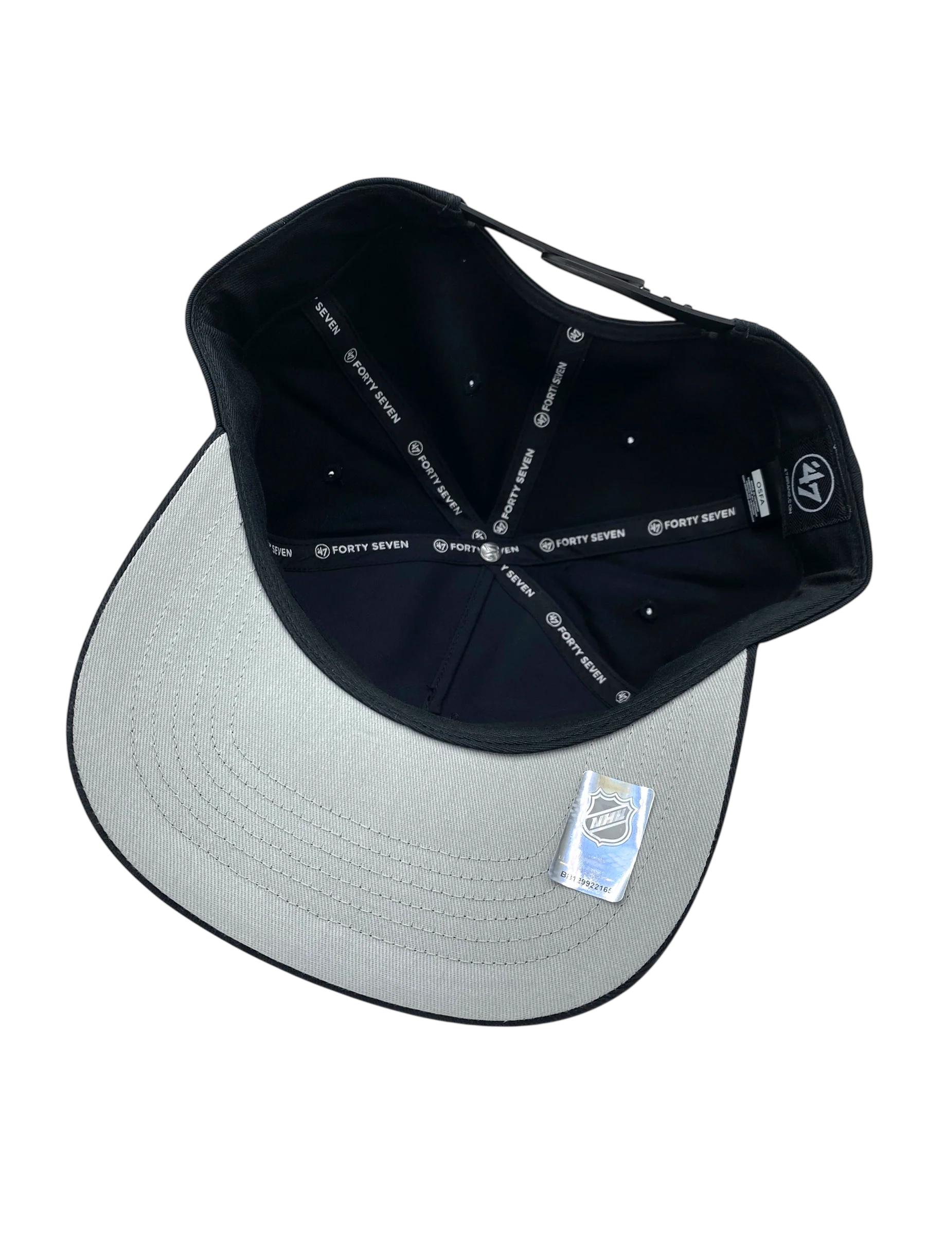 Adult Los Angeles Kings '47 Black Team Logo Hitch Adjustable Snapback Hat - Men's - Image 2