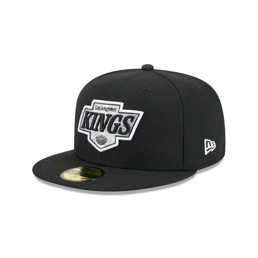 Adult Los Angeles Kings New Era Black 59FIFTY Fitted Hat - Men's