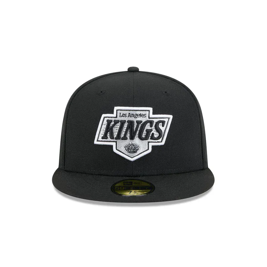 Adult Los Angeles Kings New Era Black 59FIFTY Fitted Hat - Men's - Image 3