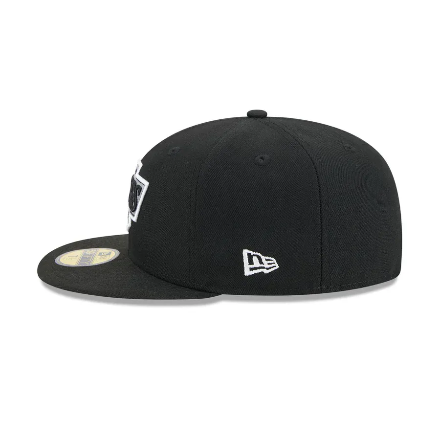 Adult Los Angeles Kings New Era Black 59FIFTY Fitted Hat - Men's - Image 4