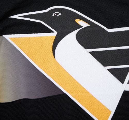 Adult Mario Lemieux Pittsburgh Penguins Mitchell & Ness 1996 Alternate Black Jersey - Men's - Image 6