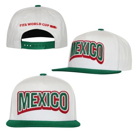 Adult Mexico 2026 FIFA World Cup Wall Natural Big Name Snapback Cap - Men's - Image 3