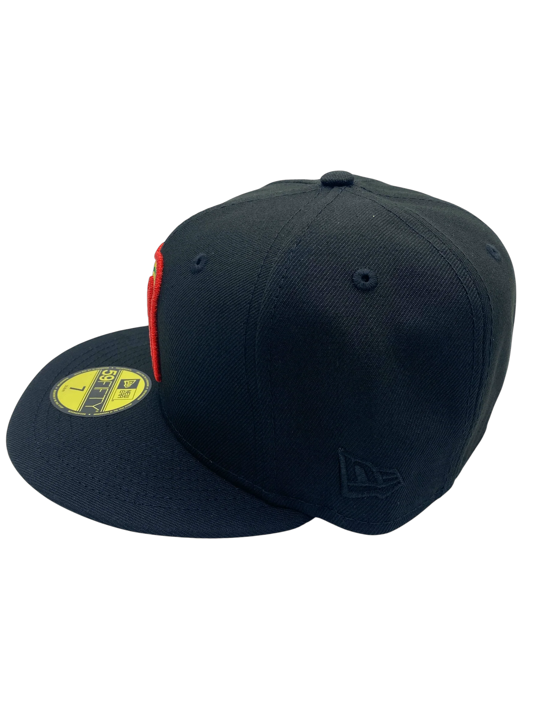 Adult Mexico New Era Black/Gold Logo Custom 59FIFTY Fitted Hat -Men's - Image 6