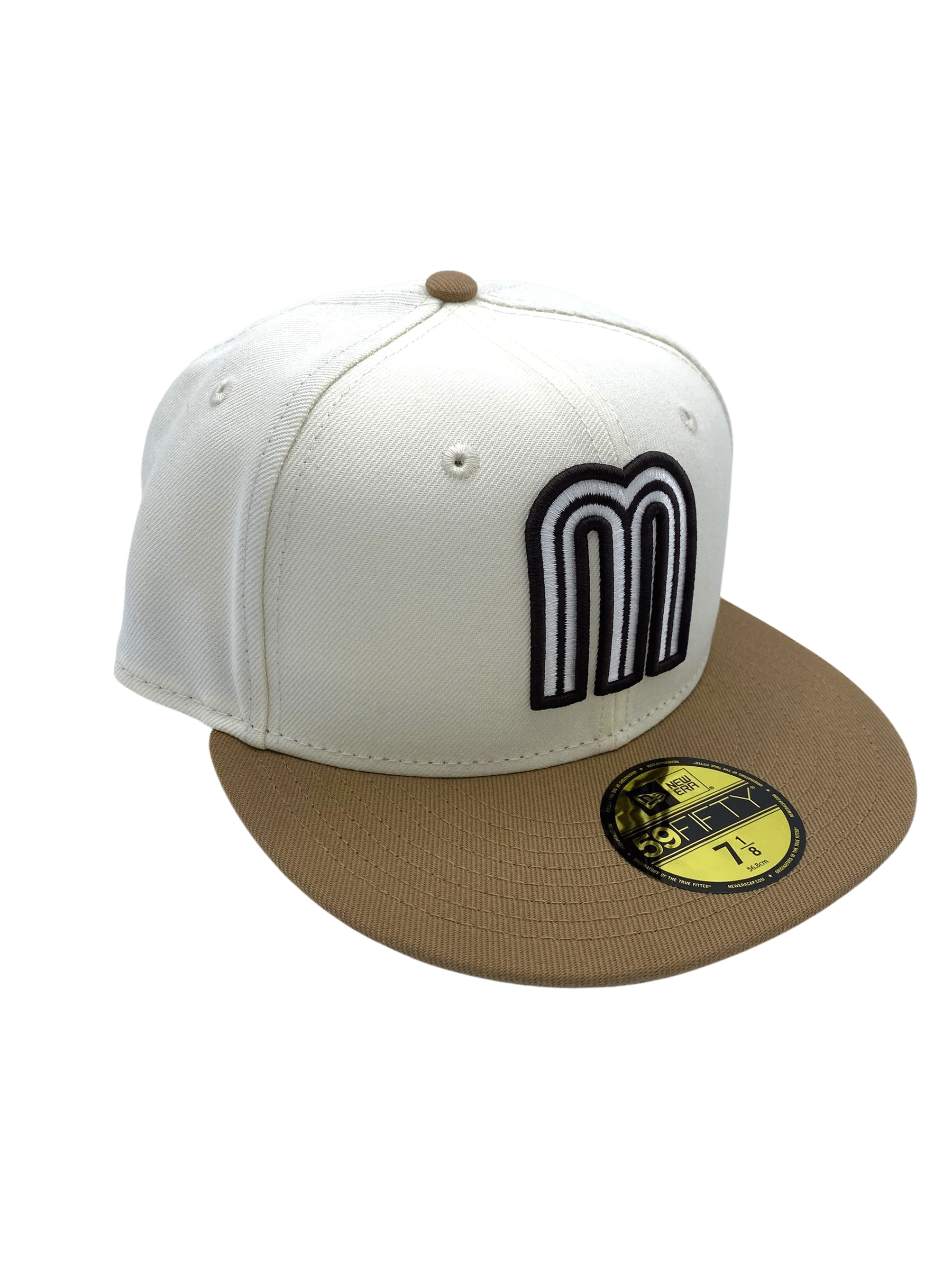 Adult Mexico New Era Chrome/Tan Custom 59FIFTY Fitted Hat -Men's - Image 5