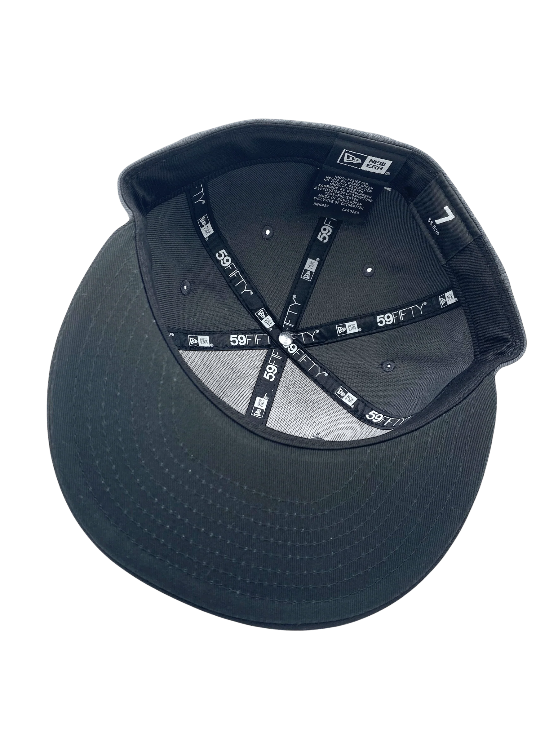 Adult Mexico New Era Gray/Black Custom 59FIFTY Fitted Hat -Men's - Image 2