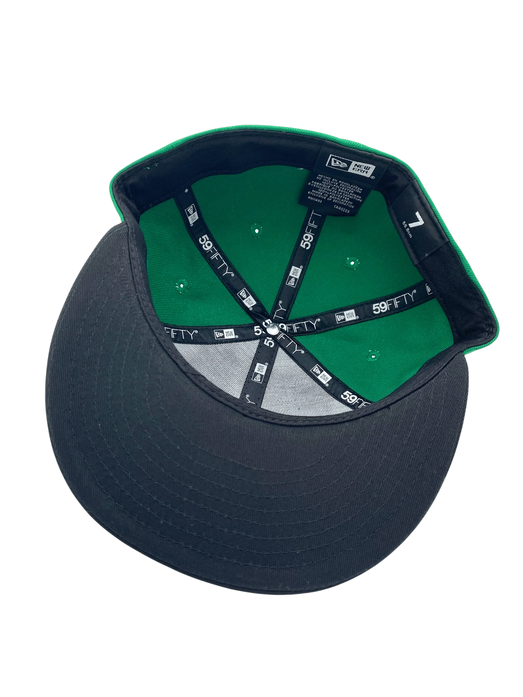 Adult Mexico New Era Green/Black Custom 59FIFTY Fitted Hat -Men's - Image 3