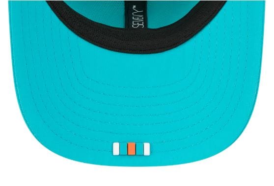 Adult Miami Dolphins New Era Aqua 2025 NFL Sideline 9SEVENTY Adjustable Trucker Hat - Men's - Image 3