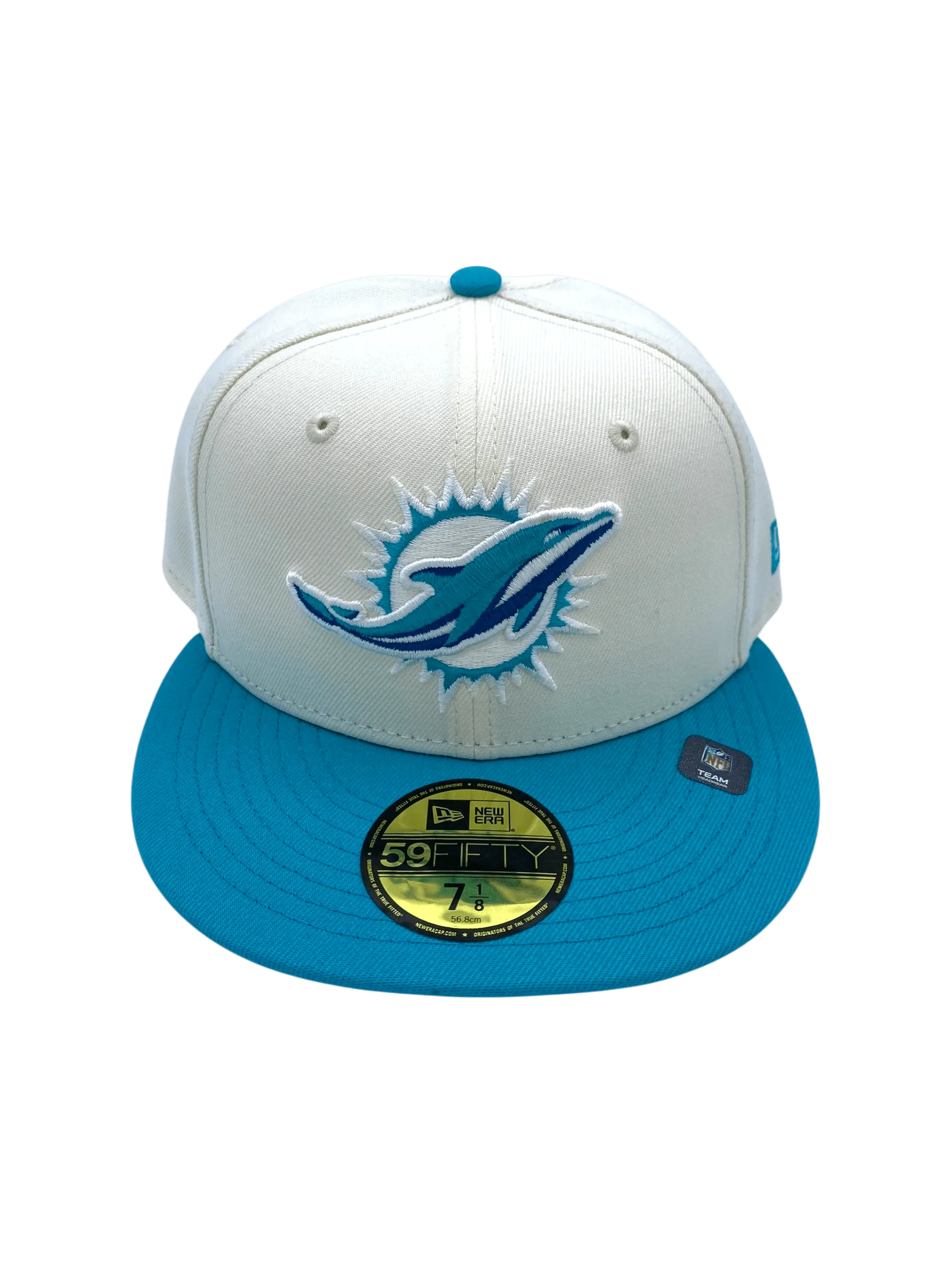 Adult Miami Dolphins New Era x Pro Image Chrome 59FIFTY Fitted Hat - Men's - Image 4