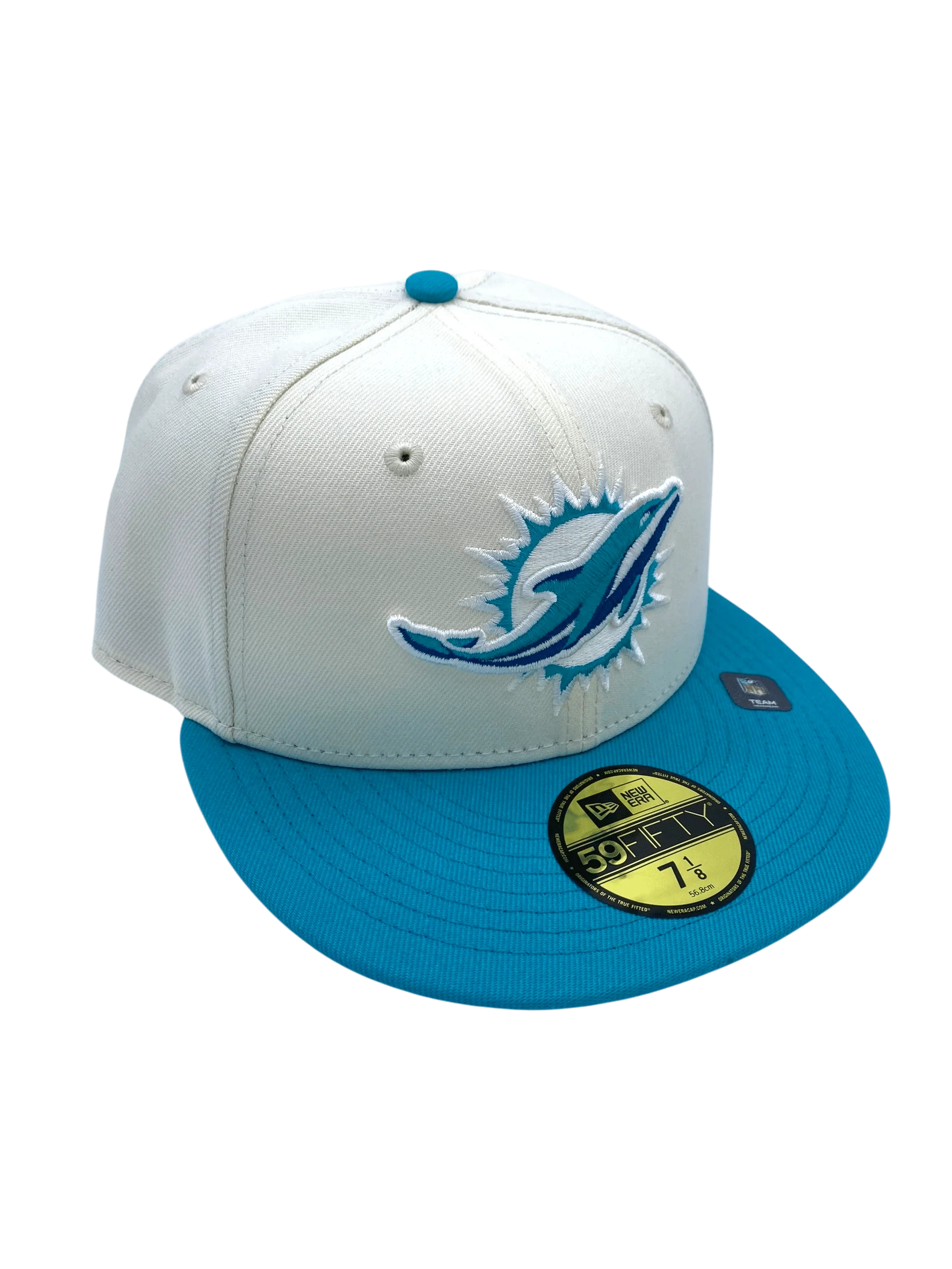 Adult Miami Dolphins New Era x Pro Image Chrome 59FIFTY Fitted Hat - Men's - Image 5