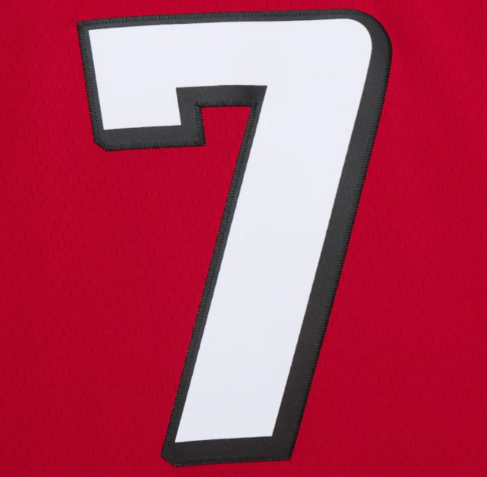 Adult Michael Vick Atlanta Falcons Mitchell & Ness 2003 Red Throwback Jersey - Men's - Image 4