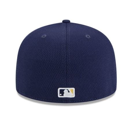 Adult Milwaukee Brewers New Era Navy 2025 MLB Alternate Clubhouse 59FIFTY Fitted Hat - Men's - Image 3