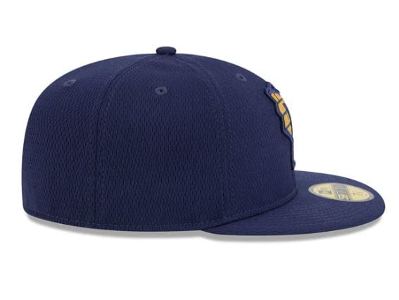 Adult Milwaukee Brewers New Era Navy 2025 MLB Alternate Clubhouse 59FIFTY Fitted Hat - Men's - Image 6
