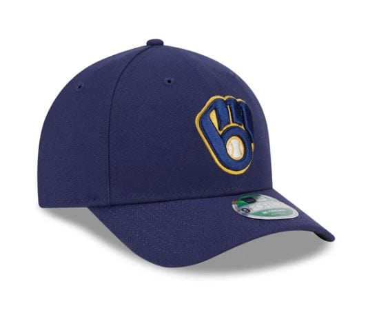 Adult Milwaukee Brewers New Era Navy Player Replica 9FORTY M-Crown Style Adjustable Snapback Hat - Men's - Image 4