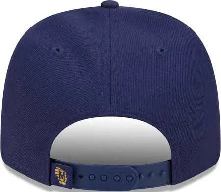 Adult Milwaukee Brewers New Era Navy Replica Team Logo 9SEVENTY Stretch-Snapback Hat - Men's - Image 4