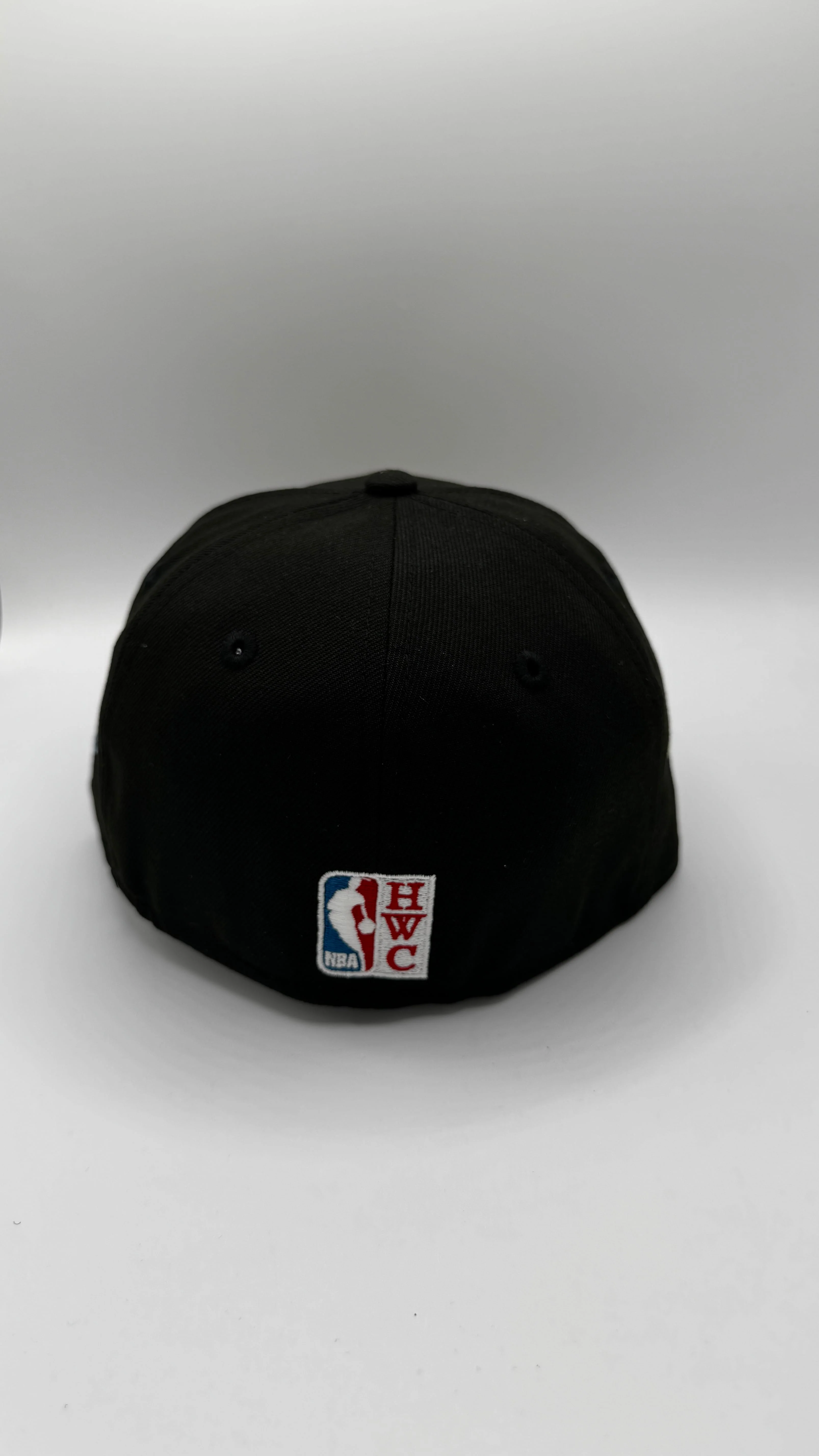 Adult Minneapolis Lakers New Era Black Dome Custom Side Patch 59FIFTY Fitted Hat - Men's - Image 4