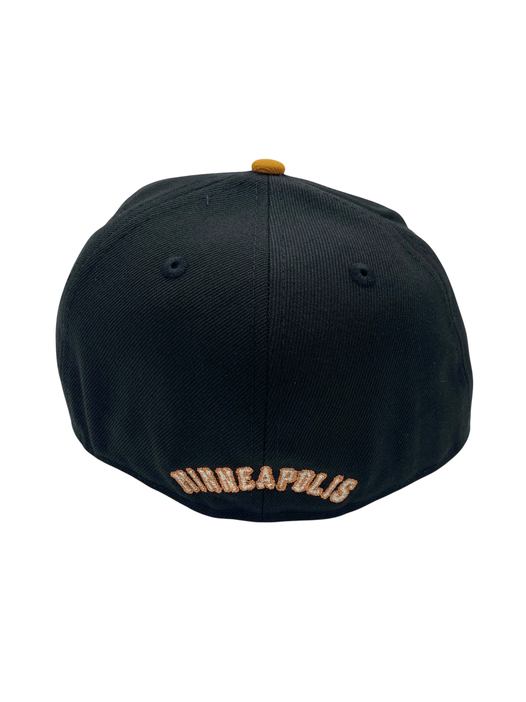 Adult Minneapolis Millers New Era Black/Brown Rust Side Patch 59FIFTY Fitted Hat - Men's - Image 5