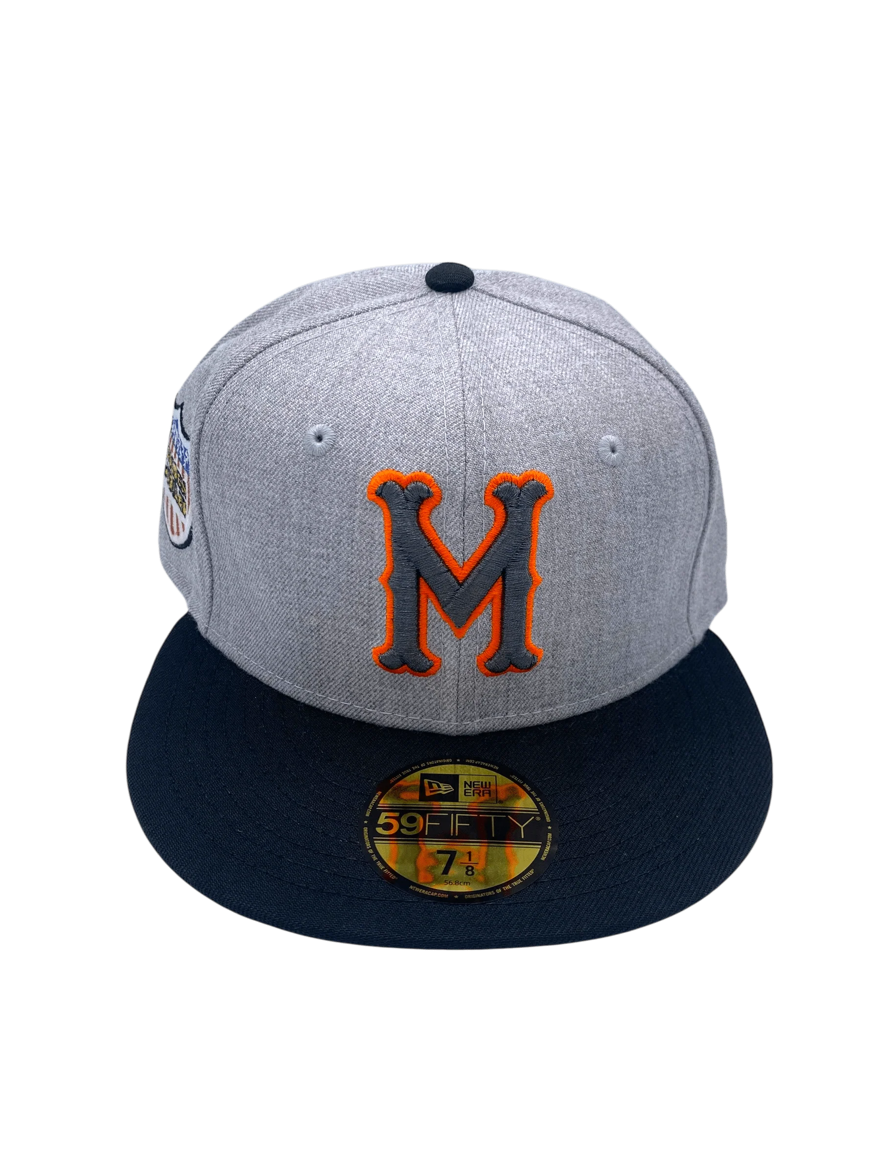 Adult Minneapolis Millers New Era Gray Vintage Side Patch 59FIFTY Fitted Hat - Men's - Image 4