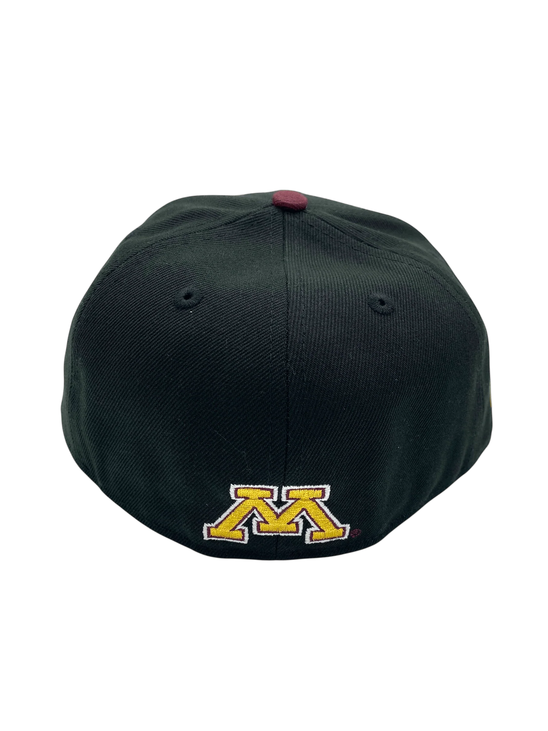 Adult Minnesota Golden Gophers New Era Black Dome Powerhouse Custom 2002 Side Patch 59FIFTY Fitted Hat - Men's - Image 3