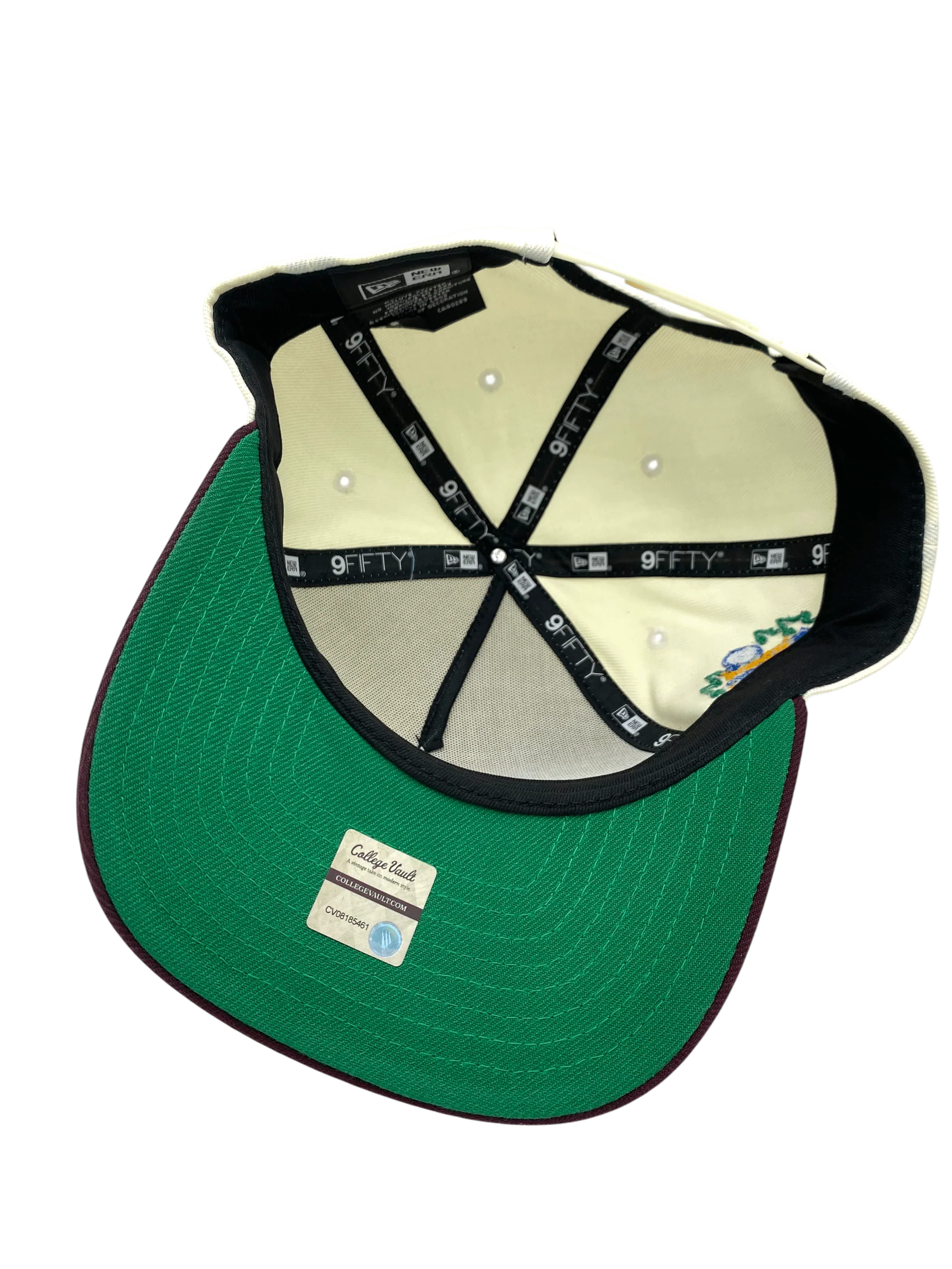 Adult Minnesota Golden Gophers New Era Chrome/Maroon A-Frame 9FIFTY Adjustable Snapback Hat - Men's - Image 2
