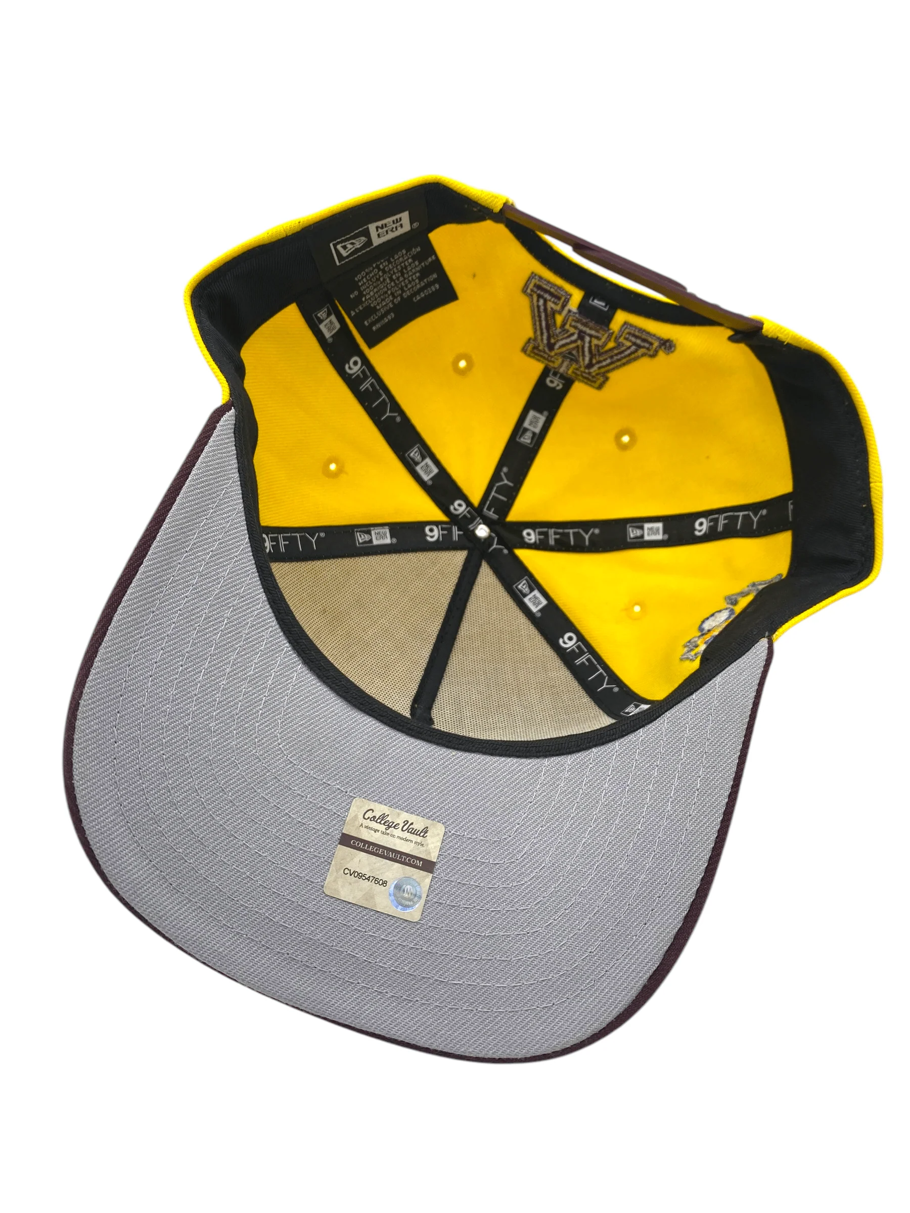 Adult Minnesota Golden Gophers New Era Gold/Maroon A-Frame 9FIFTY Adjustable Snapback Hat - Men's - Image 2