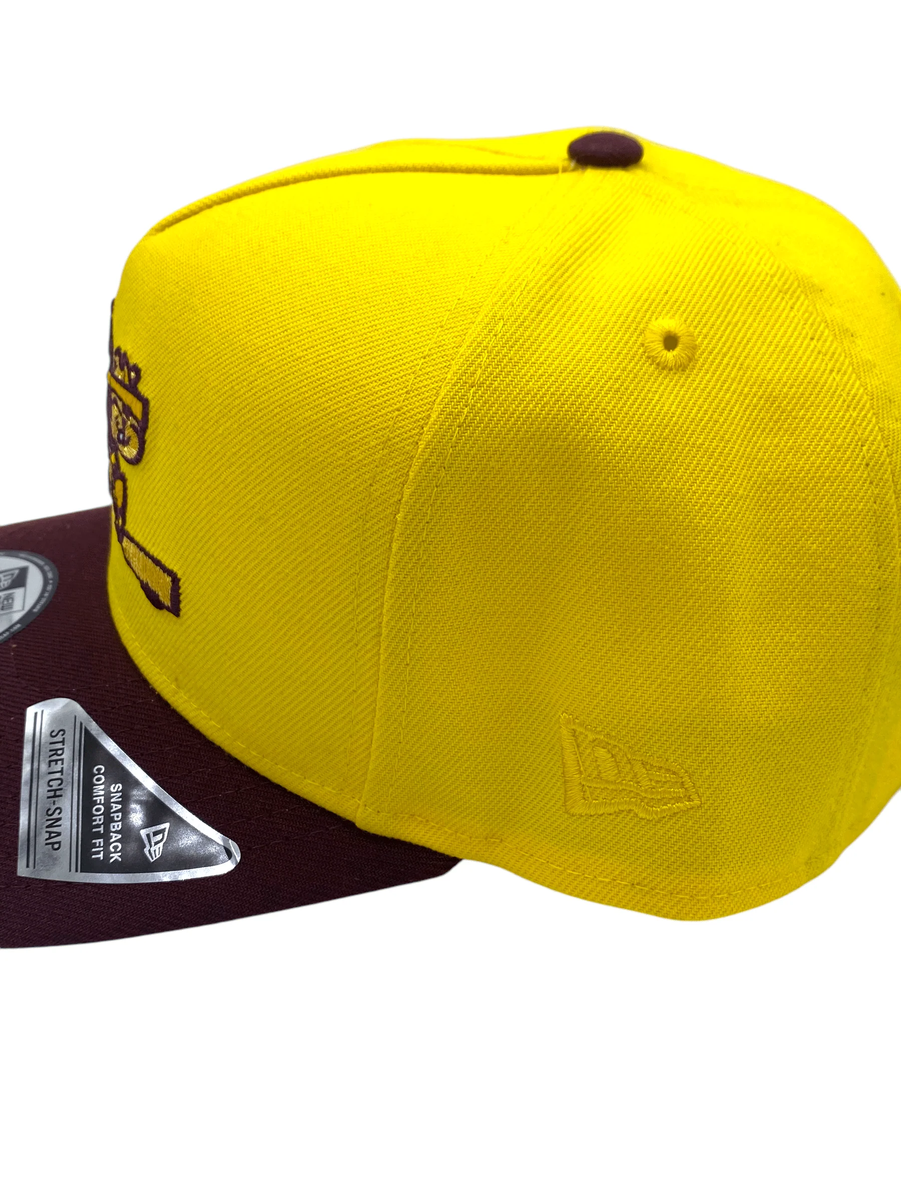 Adult Minnesota Golden Gophers New Era Gold/Maroon A-Frame 9FIFTY Adjustable Snapback Hat - Men's - Image 5
