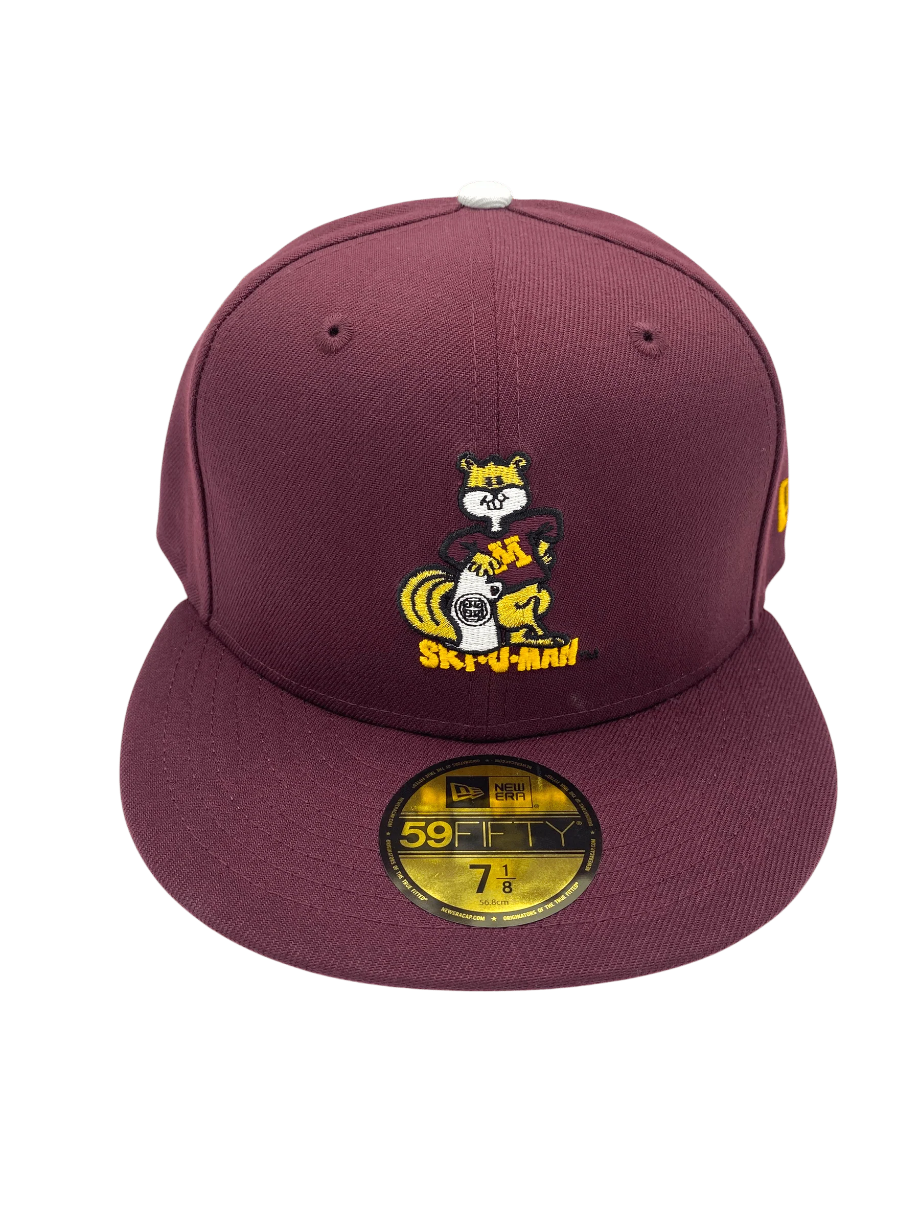 Adult Minnesota Golden Gophers New Era Maroon Ski-U-Mah Custom 59FIFTY Fitted Hat - Men's - Image 5