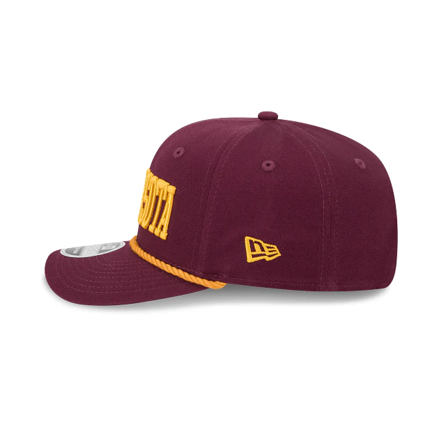 Adult Minnesota Golden Gophers New Era Maroon Cotton Wordmark Roper 9SEVENTY Stretch-Snapback Hat - Men's - Image 5