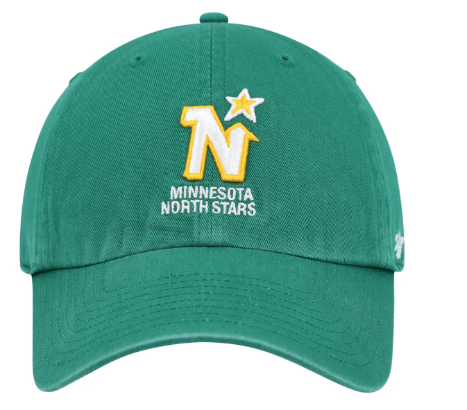 Adult Minnesota North Stars '47 Brand Green Clean Up Adjustable Hat - Men's - Image 4