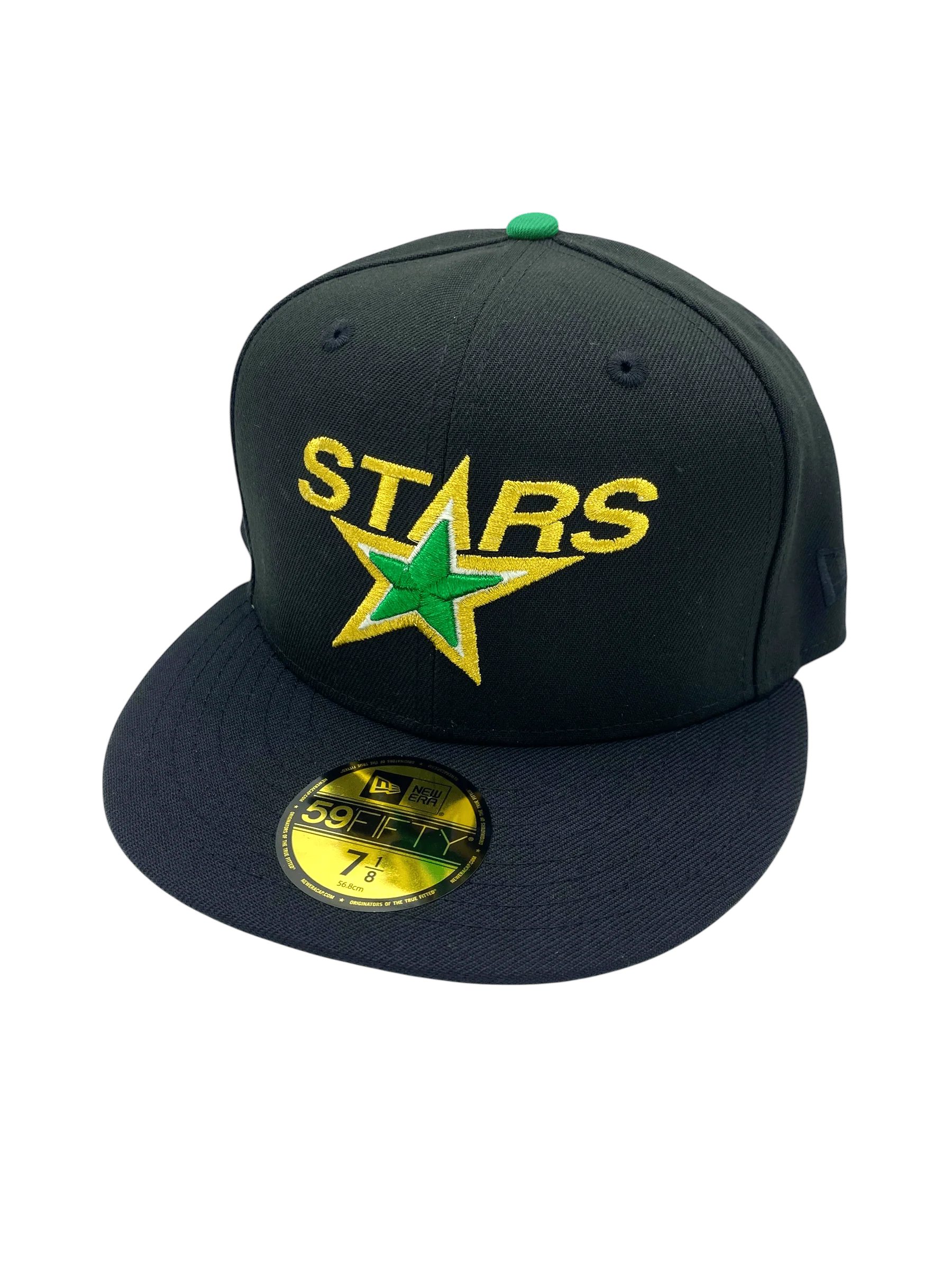 Adult Minnesota North Stars New Era Black Vintage Custom 59FIFTY Fitted Hat - Men's