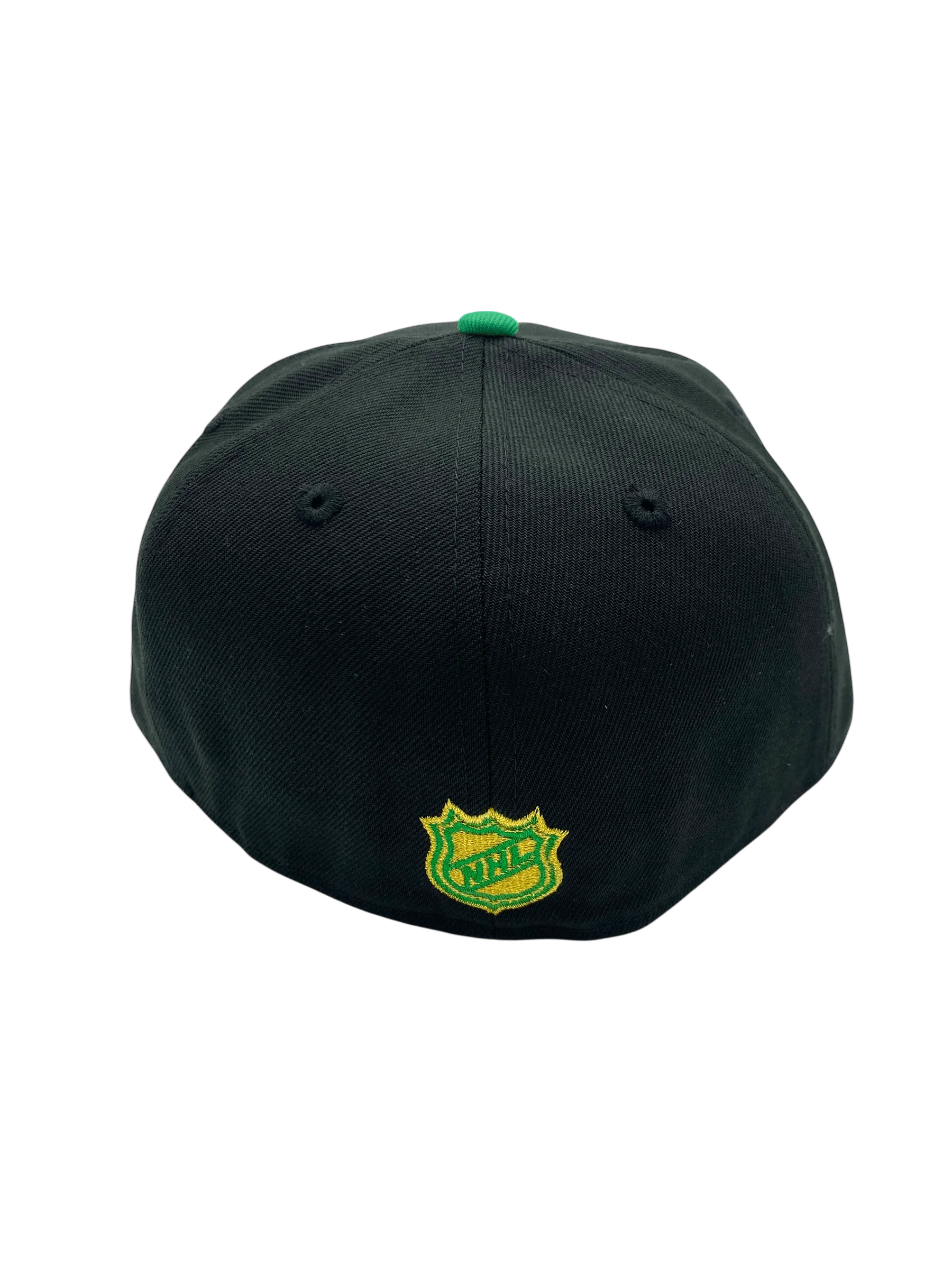 Adult Minnesota North Stars New Era Black Vintage Custom 59FIFTY Fitted Hat - Men's - Image 3