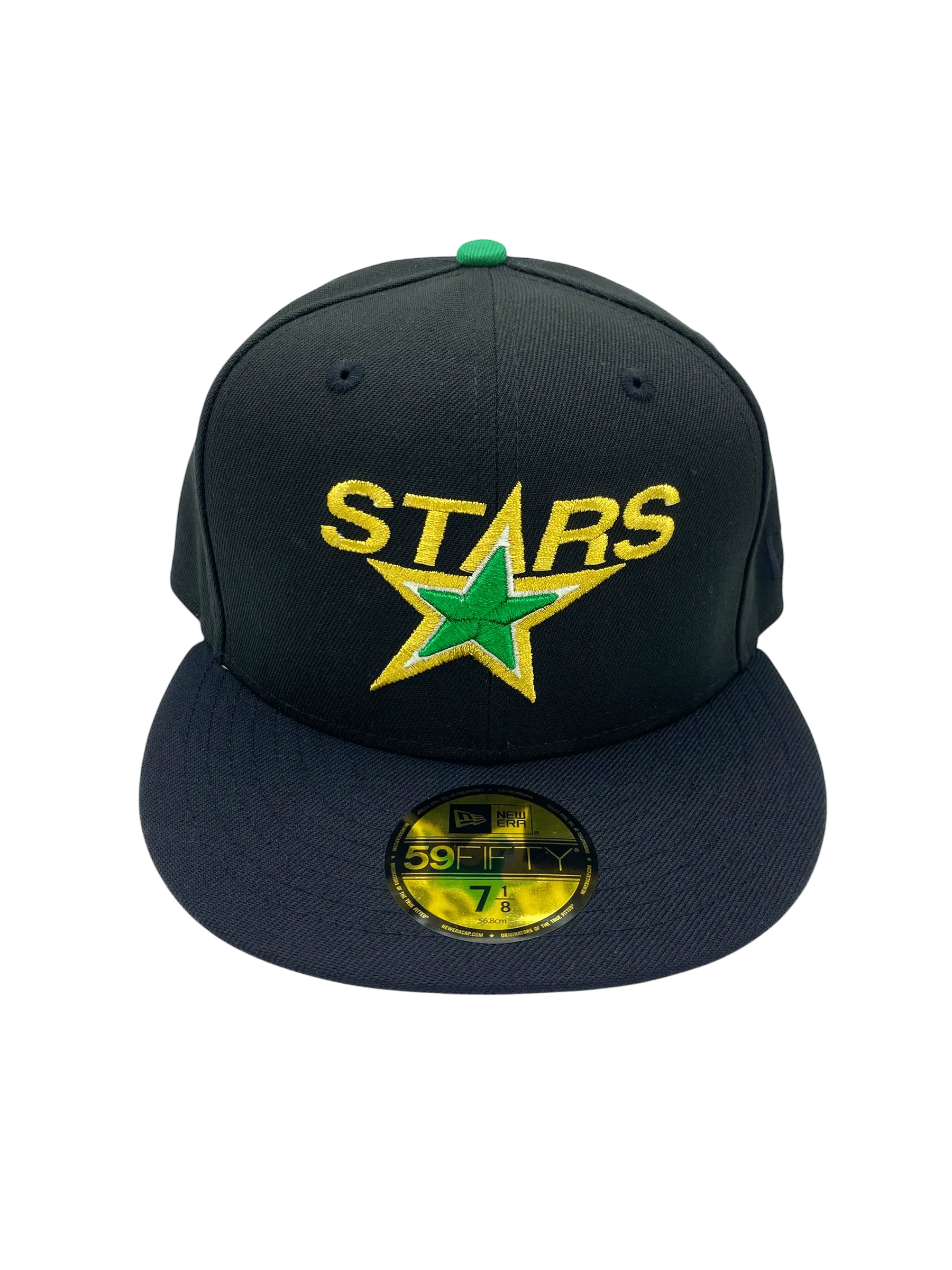 Adult Minnesota North Stars New Era Black Vintage Custom 59FIFTY Fitted Hat - Men's - Image 4