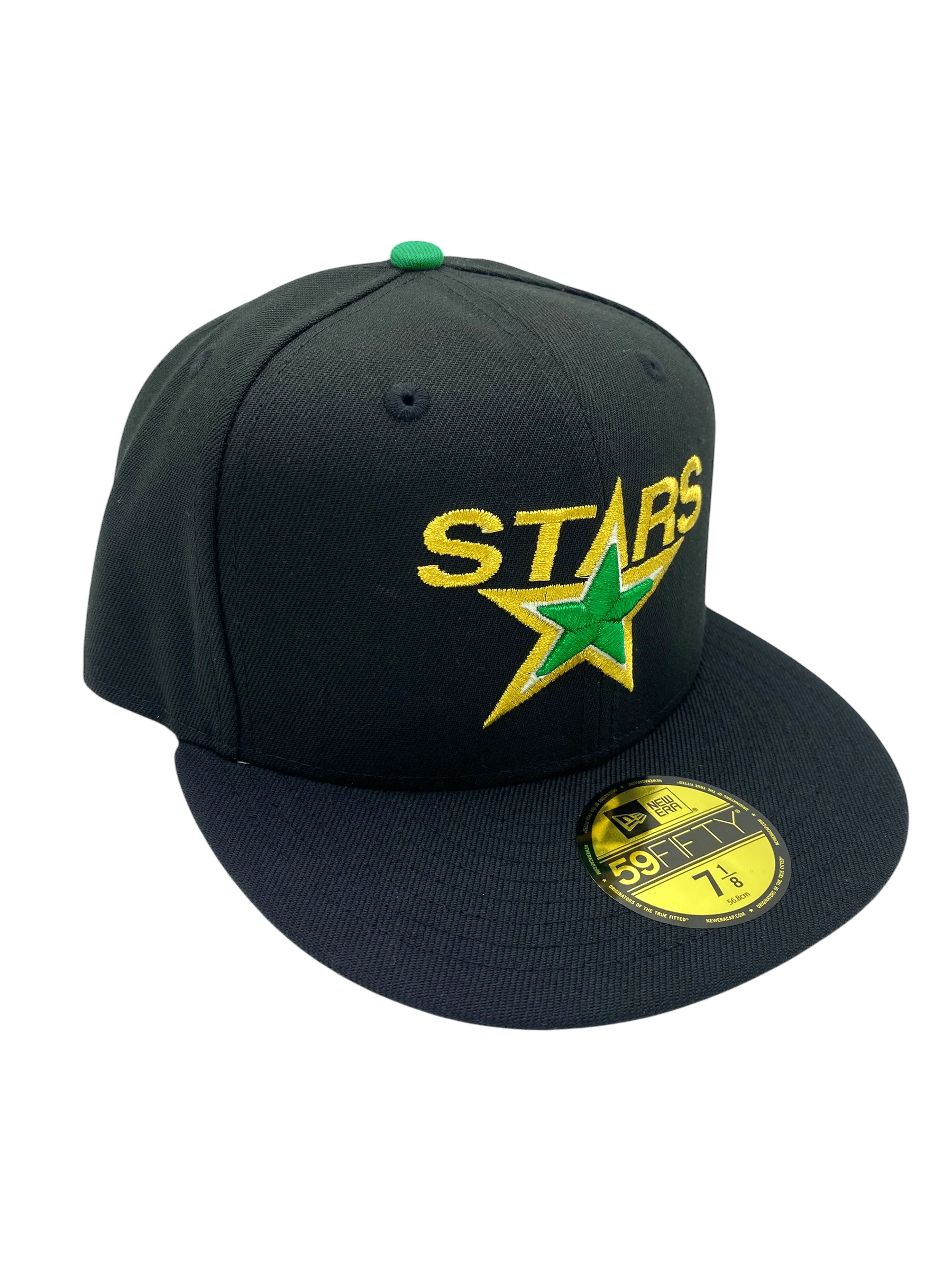 Adult Minnesota North Stars New Era Black Vintage Custom 59FIFTY Fitted Hat - Men's - Image 5